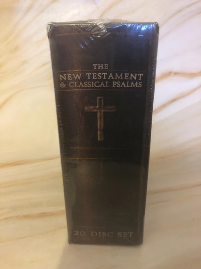 Audio Bible CD Set New Testament Psalms Christian Audio Bible 20 Disc Bible CD Boxset - (Ref x438)
