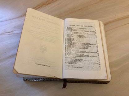 1947 Oxford Book of Common Prayer & Hymns – Small Pocket Prayer Book – Vintage Christian Book - Ref x294