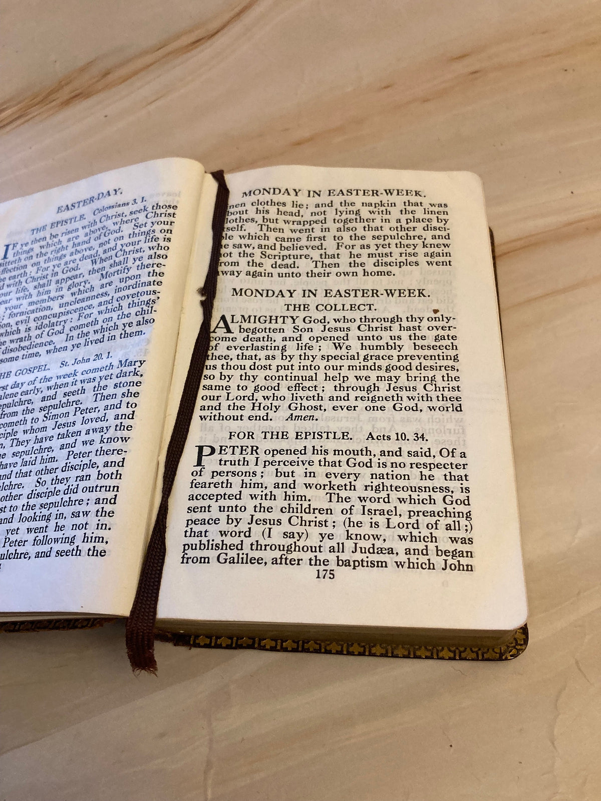 1947 Oxford Book of Common Prayer & Hymns – Small Pocket Prayer Book – Vintage Christian Book - Ref x294
