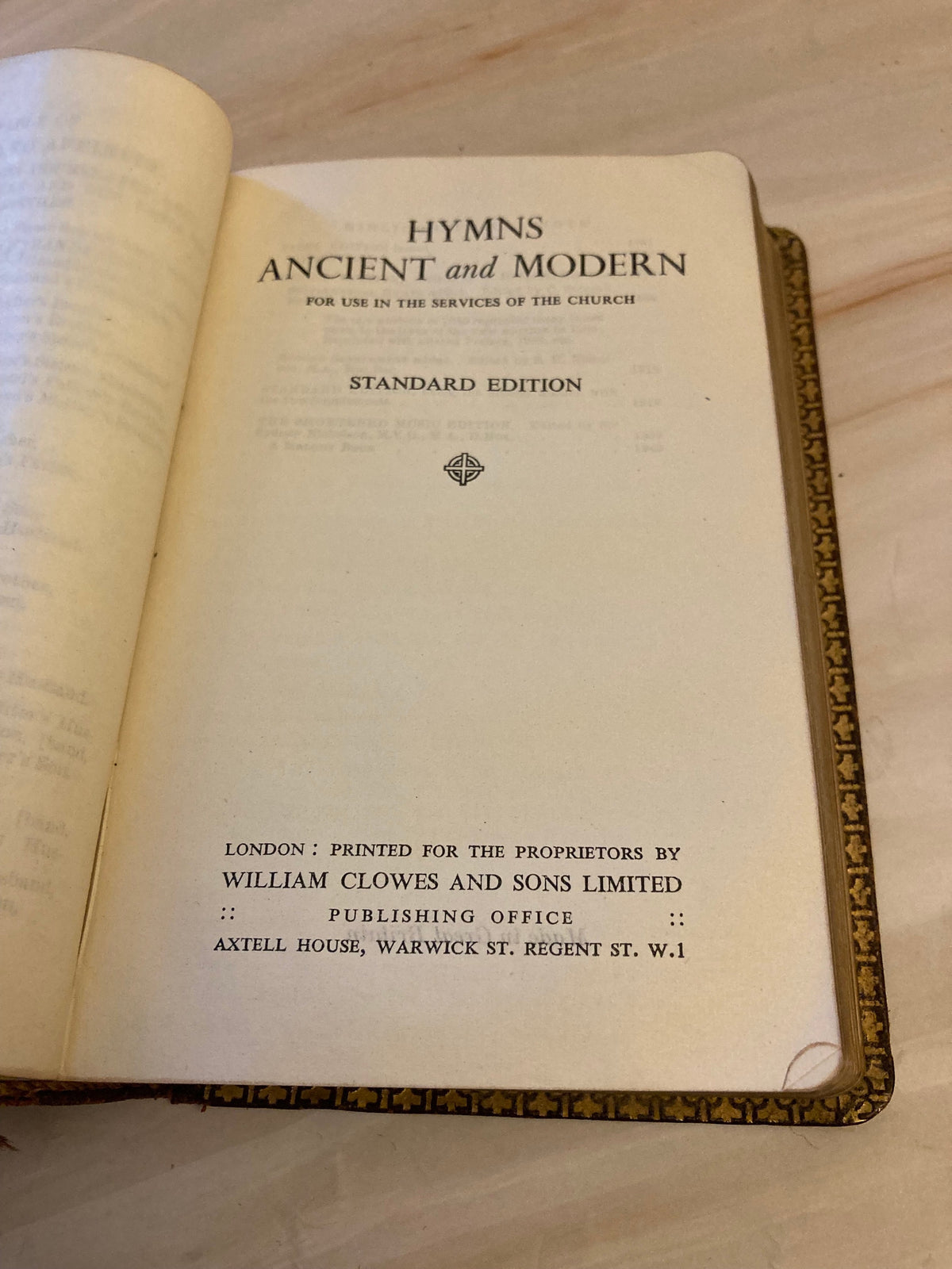 1947 Oxford Book of Common Prayer & Hymns – Small Pocket Prayer Book – Vintage Christian Book - Ref x294