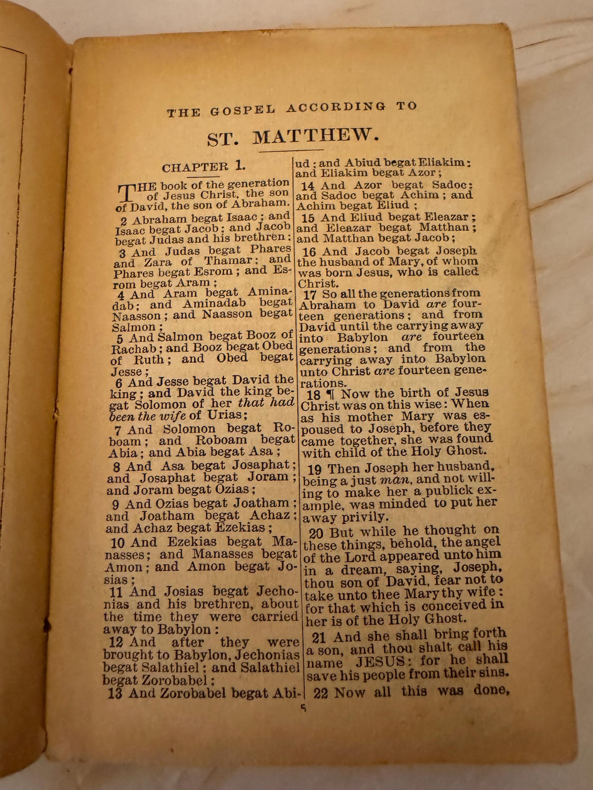 1904 Marked New Testament Pocket Bible Oxford University Press - Ref X664