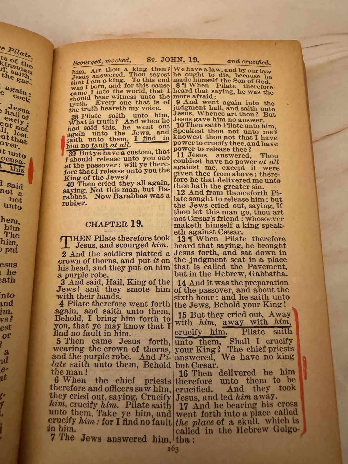 1904 Marked New Testament Pocket Bible Oxford University Press - Ref X664