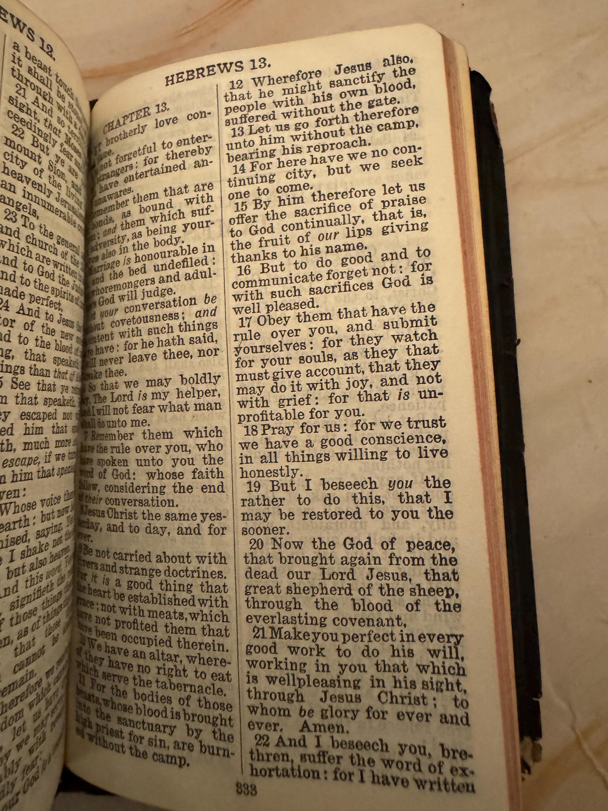 1916 Pocket New Testament Bible Oxford University Press British & Foreign Bible Society - Ref x663