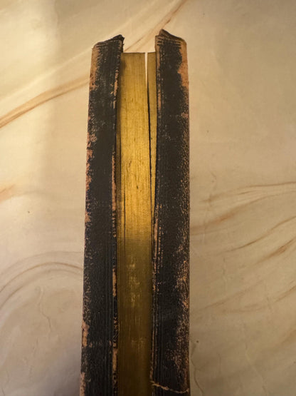 1881 Antique French Holy Bible Leather Bound Victorian Bible - Ref x656