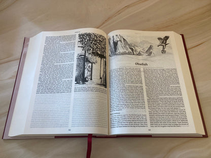 KJV Holy Bible – Prince of Wales Edition – Red Hardback – King James Version - Ref X83