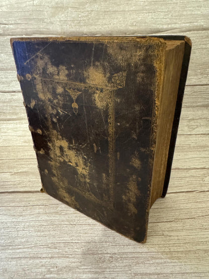 1683 Large Antique Holy Bible with Apocrypha – Cambridge King James Bible - Ref x791