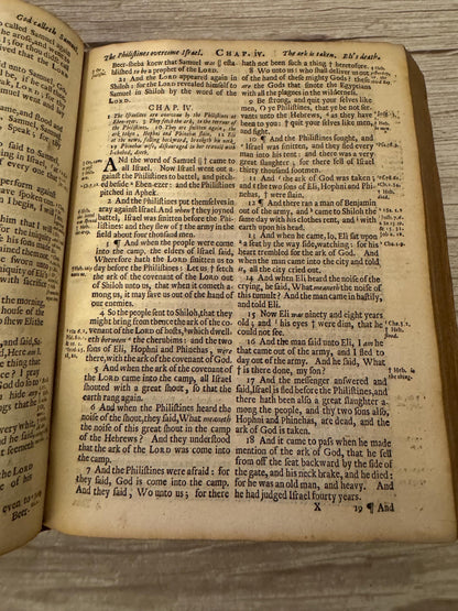1683 Large Antique Holy Bible with Apocrypha – Cambridge King James Bible - Ref x791