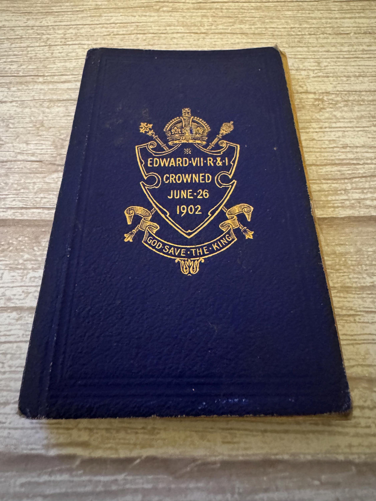 1902 King Edward VII Coronation New Testament Oxford KJV Antique Royal Bible - Ref x787