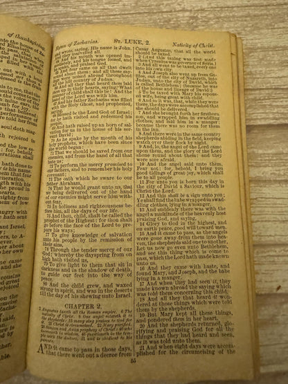 1902 King Edward VII Coronation New Testament Oxford KJV Antique Royal Bible - Ref x787