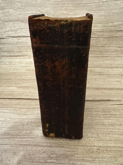 1801 Antique King James Bible with Book of Common Prayer Oxford Clarendon Press Georgian Leather KJV - Ref x786