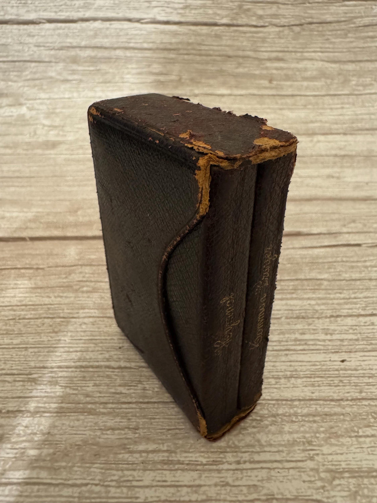 Antique Miniature Book of Common Prayer & Hymnal Boxed Set – Leather Bound - Ref x785
