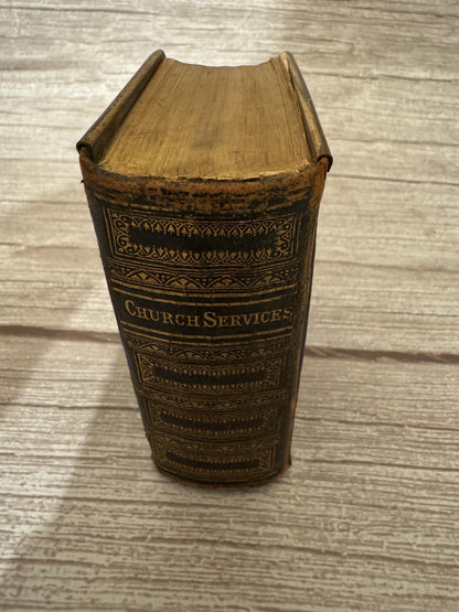 Antique Victorian Bible – New Testament & Book of Common Prayer with Brass Clasp - Ref x783