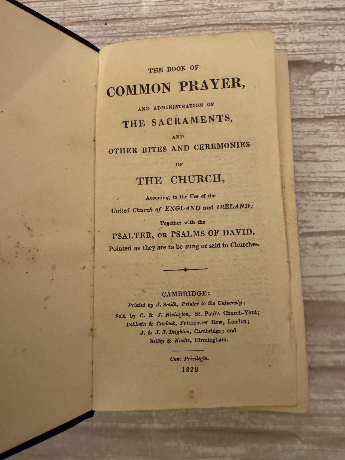 1827 Antique Holy Bible & 1828 Book of Common Prayer – Leather Boxed Set - Ref x784