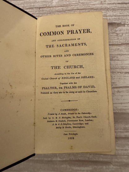 1827 Antique Holy Bible & 1828 Book of Common Prayer – Leather Boxed Set - Ref x784