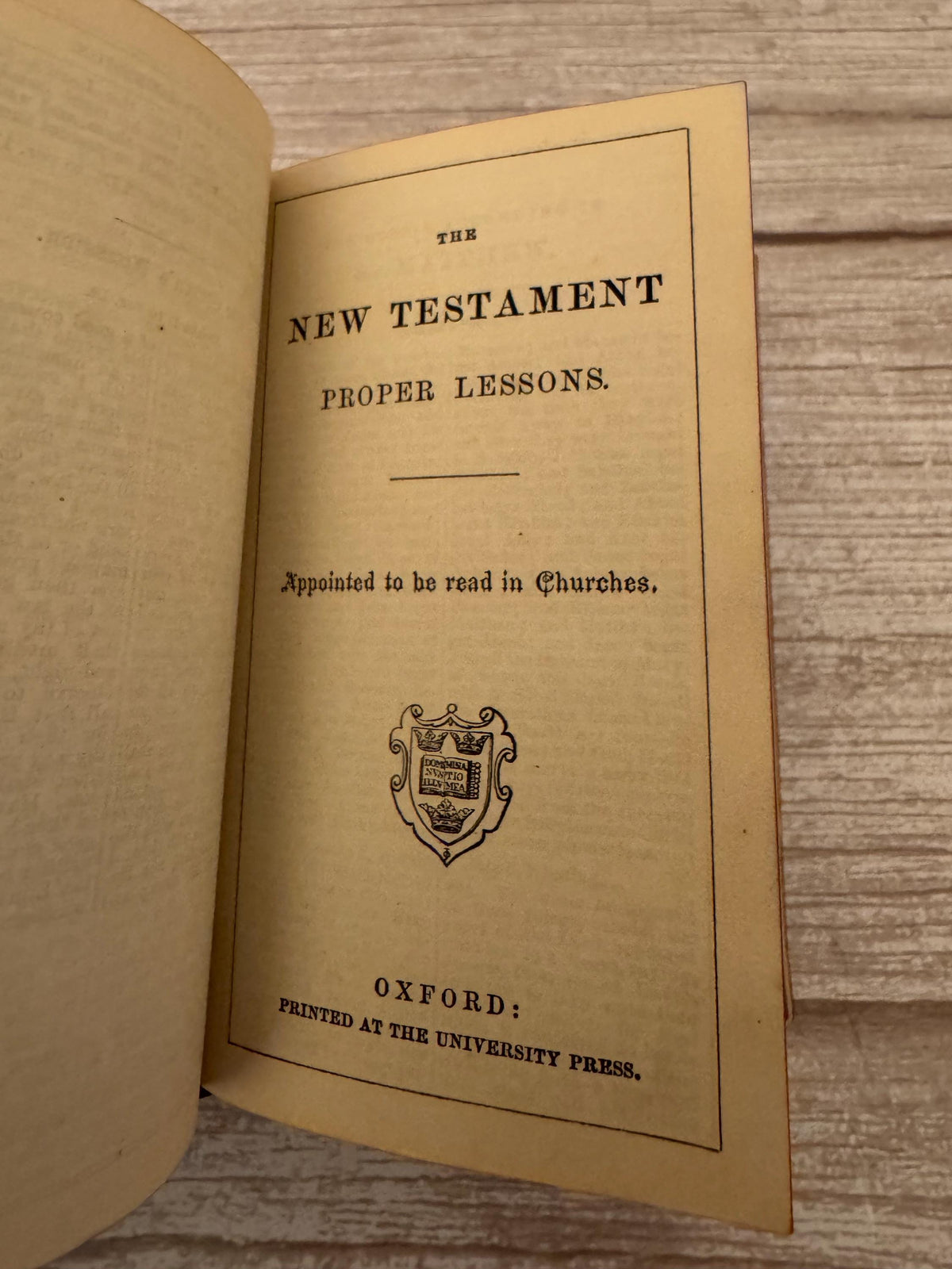 1871 New Testament and Book of Common Prayer – Victorian Leather Bible with Brass Clasp - Ref x778