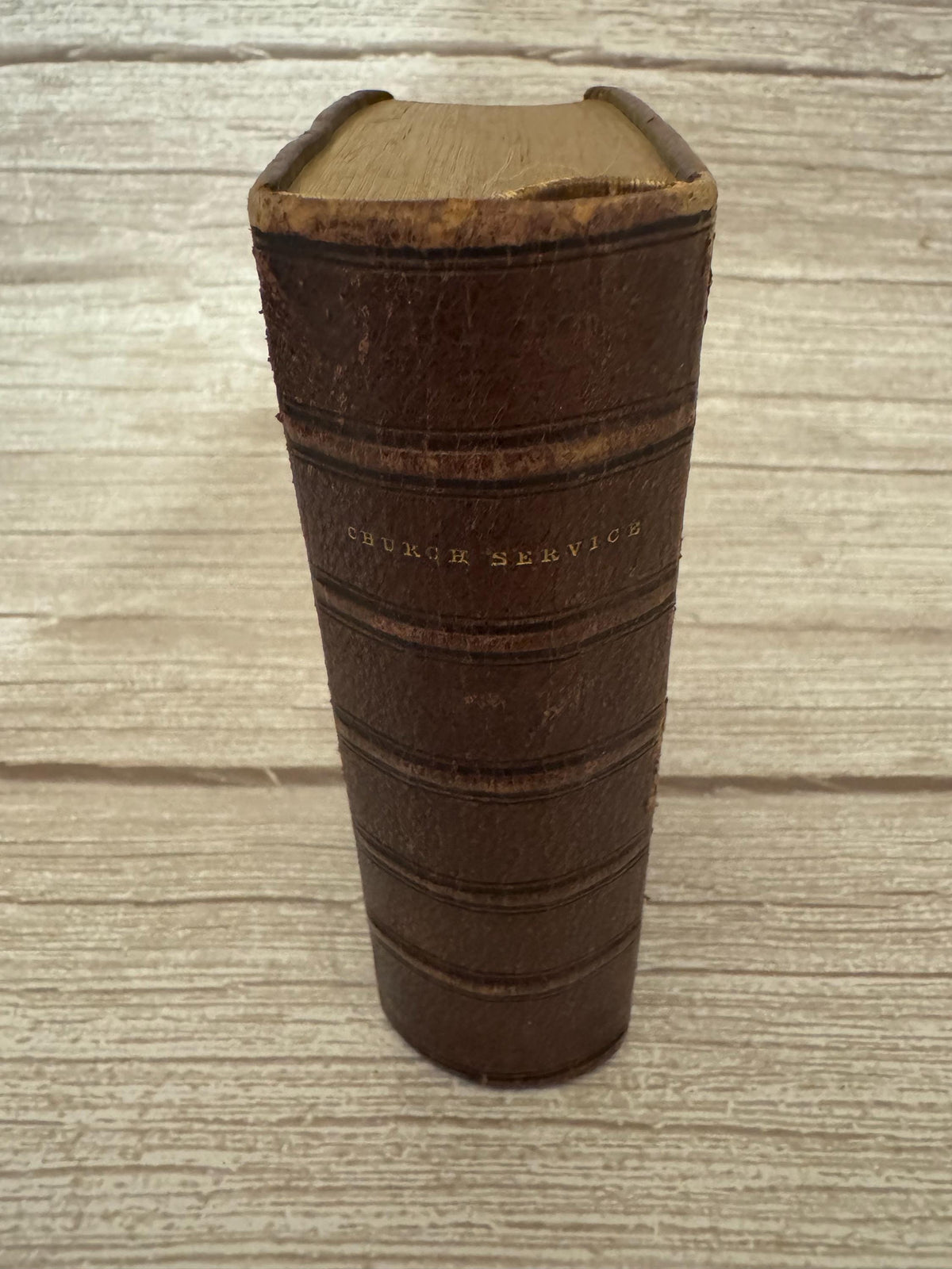 1853 New Testament & Book of Common Prayer – Victorian Leather Bible with Brass Clasp - Ref x777
