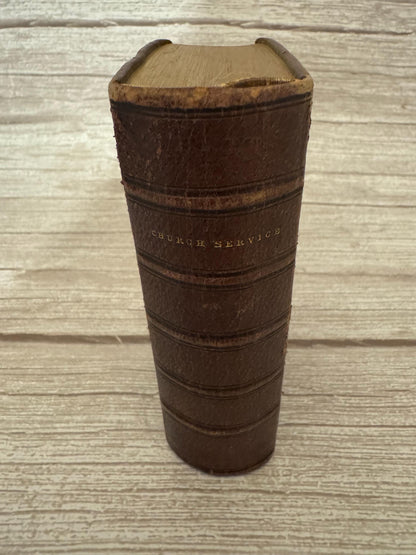 1853 New Testament & Book of Common Prayer – Victorian Leather Bible with Brass Clasp - Ref x777
