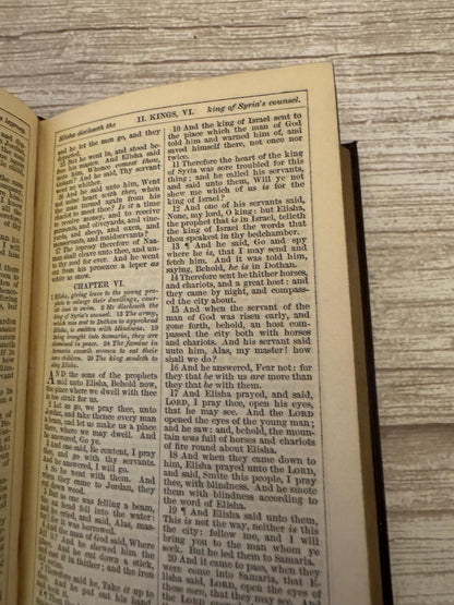 1841 Holy Bible & Book of Common Prayer – Antique Leather Bound Boxed Set - Ref x772