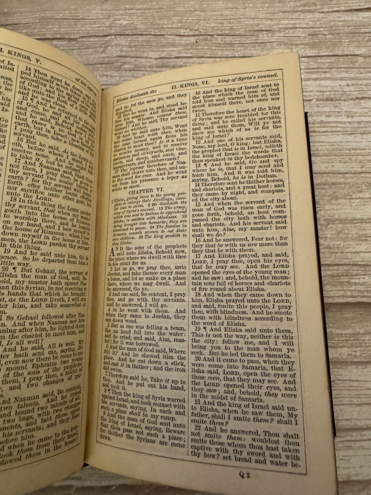 1841 Holy Bible & Book of Common Prayer – Antique Leather Bound Boxed Set - Ref x772