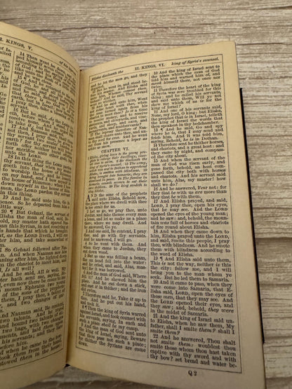 1841 Holy Bible & Book of Common Prayer – Antique Leather Bound Boxed Set - Ref x772