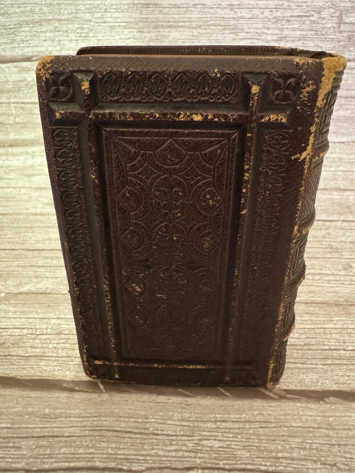 1876 Antique New Testament & Book of Common Prayer – Victorian Leather Bible - Ref x770