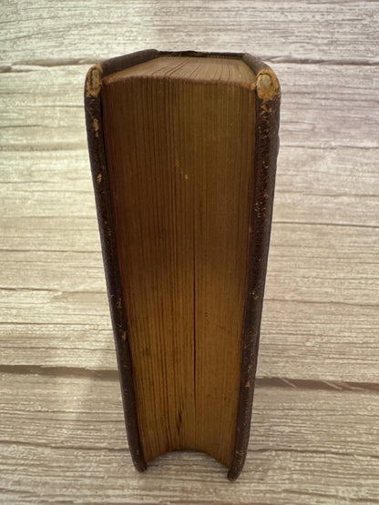 1876 Antique New Testament & Book of Common Prayer – Victorian Leather Bible - Ref x770