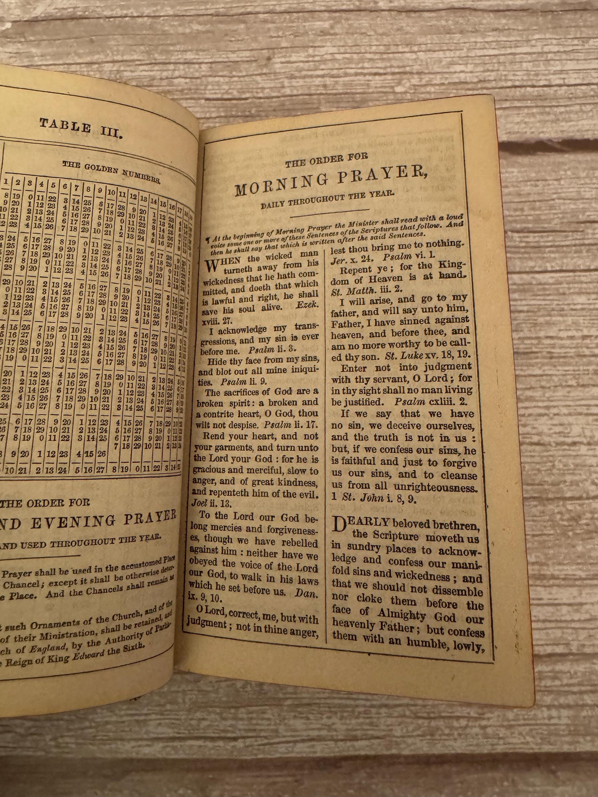 1876 Antique New Testament & Book of Common Prayer – Victorian Leather Bible - Ref x770