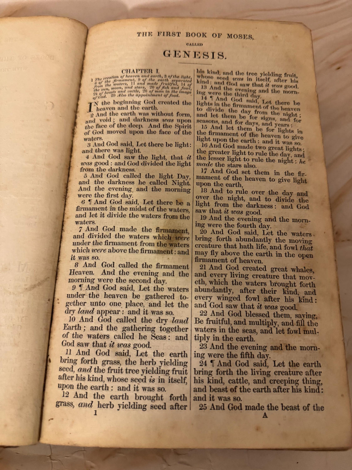 1885 Antique Holy Bible Oxford University Press British and Foreign Bible Society - Ref X700