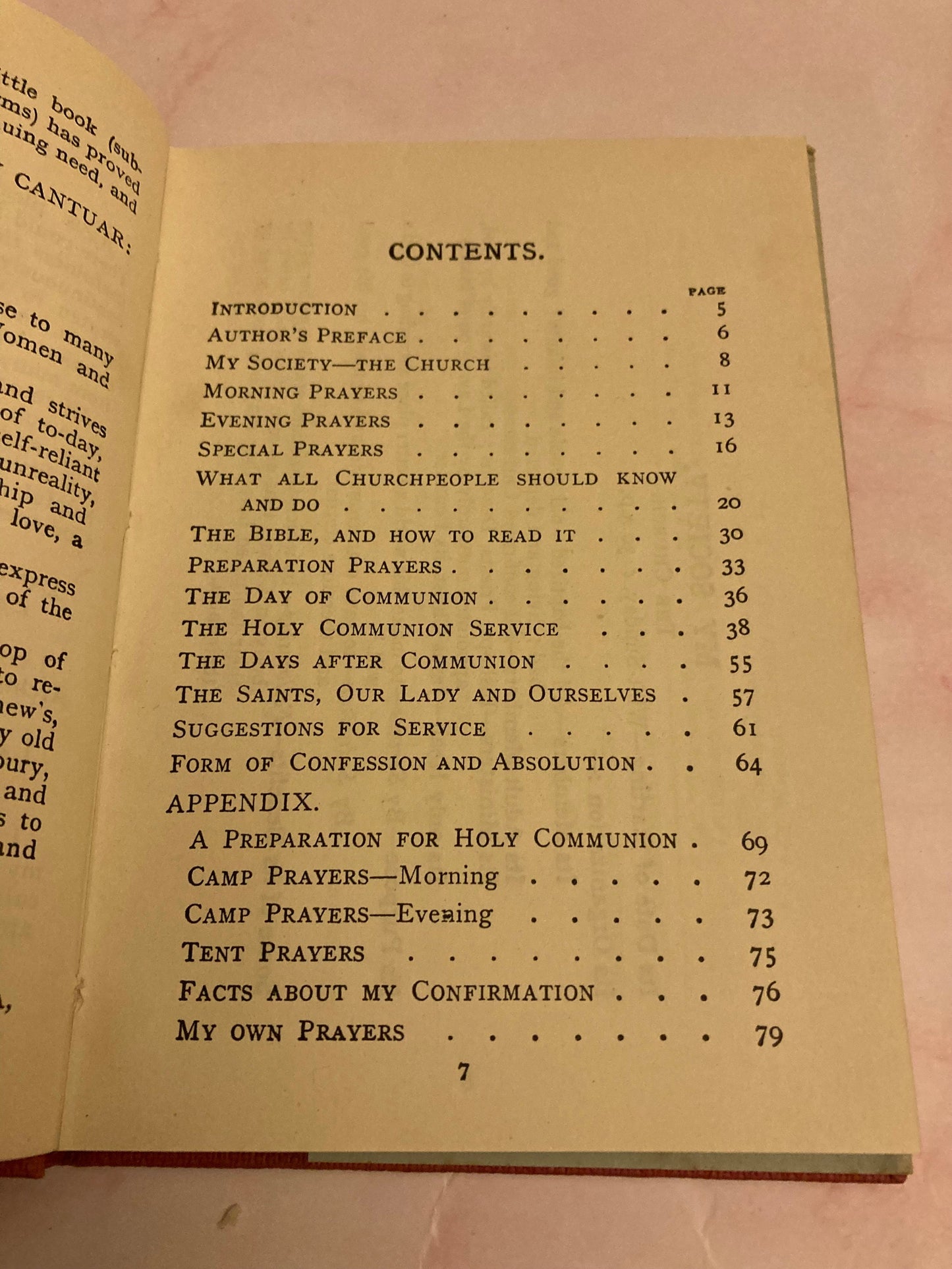 1955 My Prayer Book for Women and Girls -  Vintage Prayer pocket size book - (Ref x203)