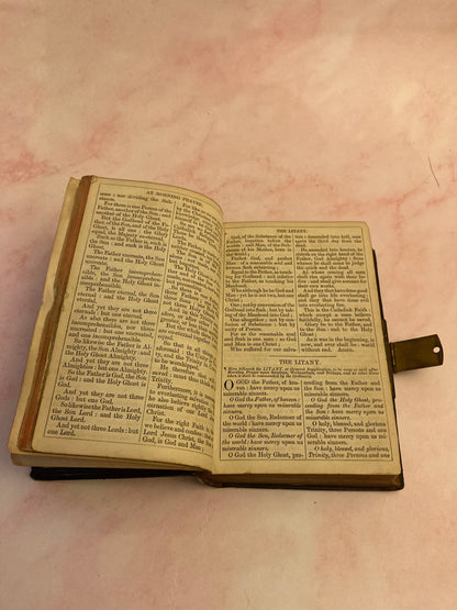 Vintage Book of Common Prayer and Psalms 1800s - (Ref X13)