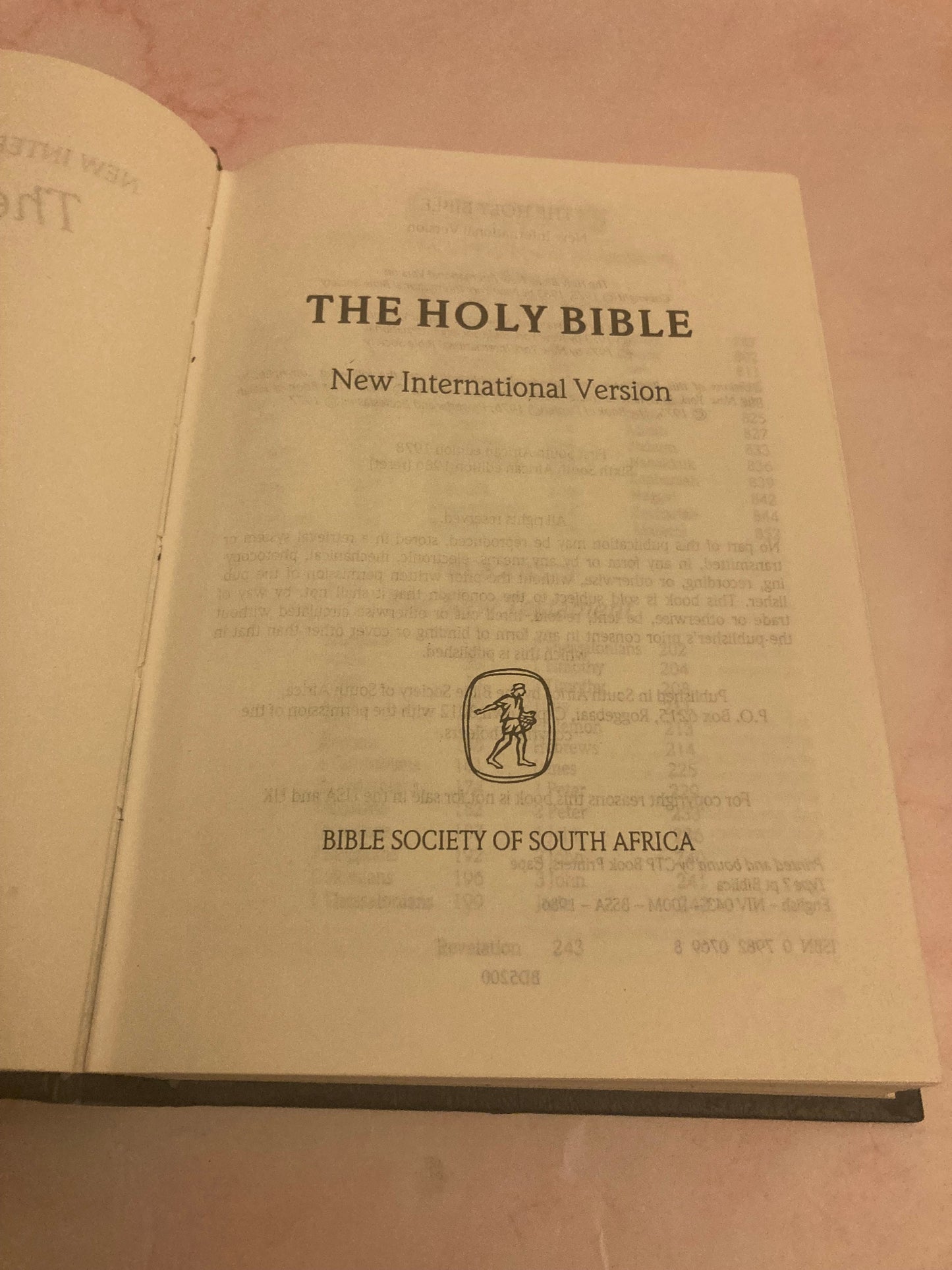 1986 NIV Holy Bible - (Ref x199)