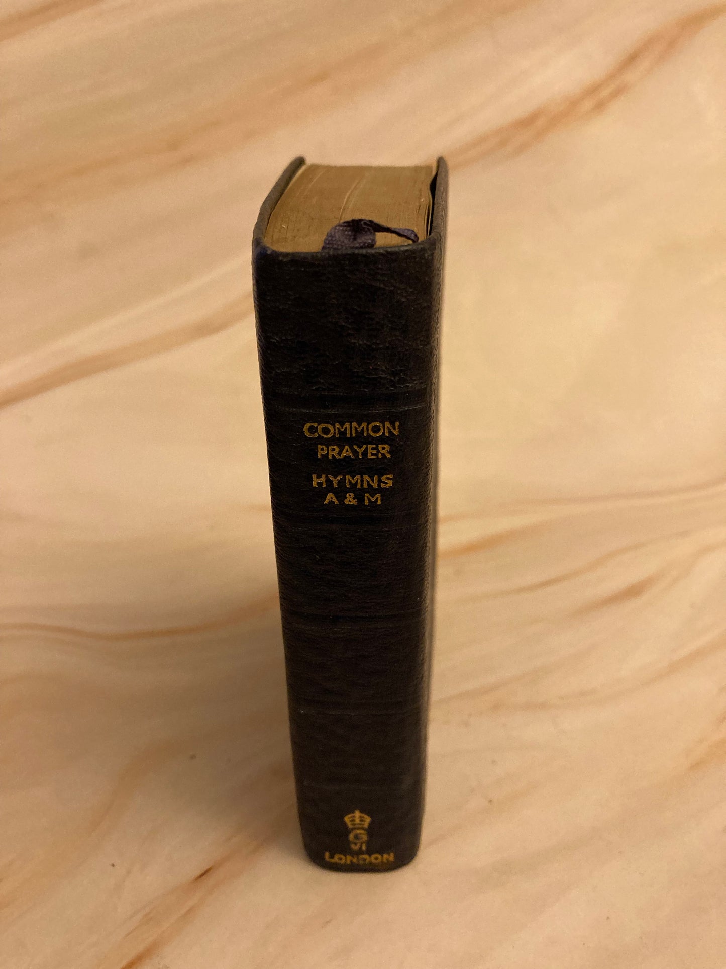 King George VI 1937 Coronation Common Prayer Hymns A&M Pocket Size - (Ref x182)