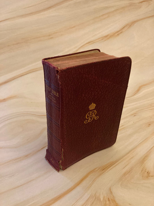 King George V Holy Bible Church Hymn Book 1912 - (Ref X30)