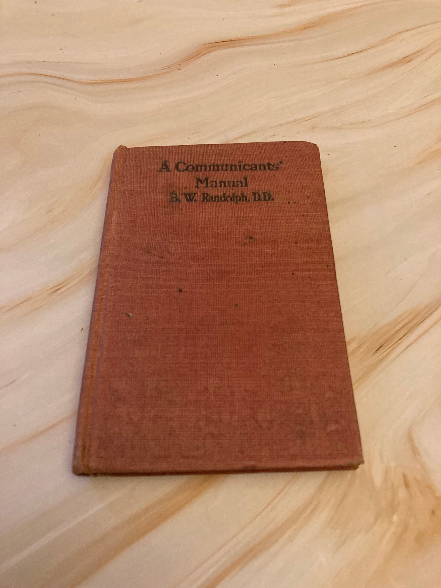 A Communicants Manual B.W Randolph 1935 - Pocket Size Prayer Book - (Ref X56)