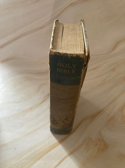 Holy Bible illustrated 1957 - (Ref X67)