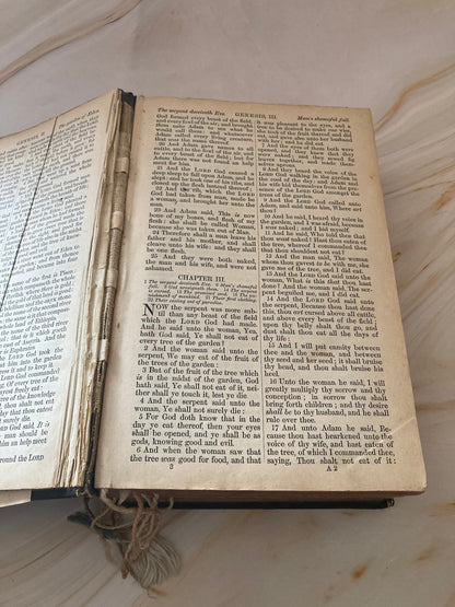 1884 Vintage Bible - (Ref X41)