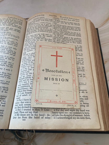 1884 Vintage Bible - (Ref X41)