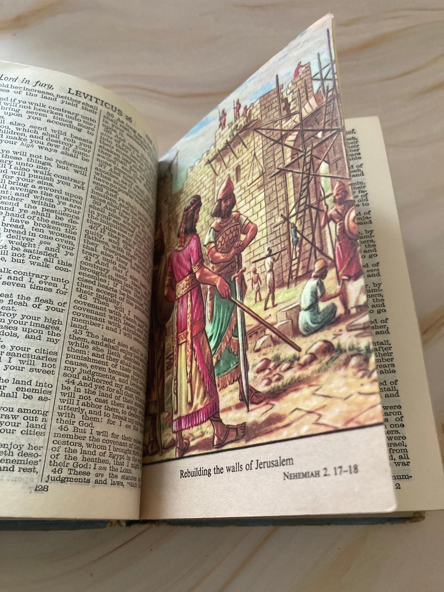 Holy Bible illustrated 1957 - (Ref X67)