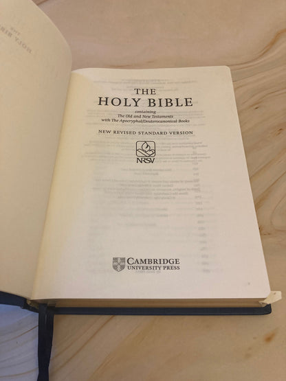 Winchester Cathedral Bible - NRSV Holy Bible Apocryphal Deuterocanonical Books - (Ref X267)