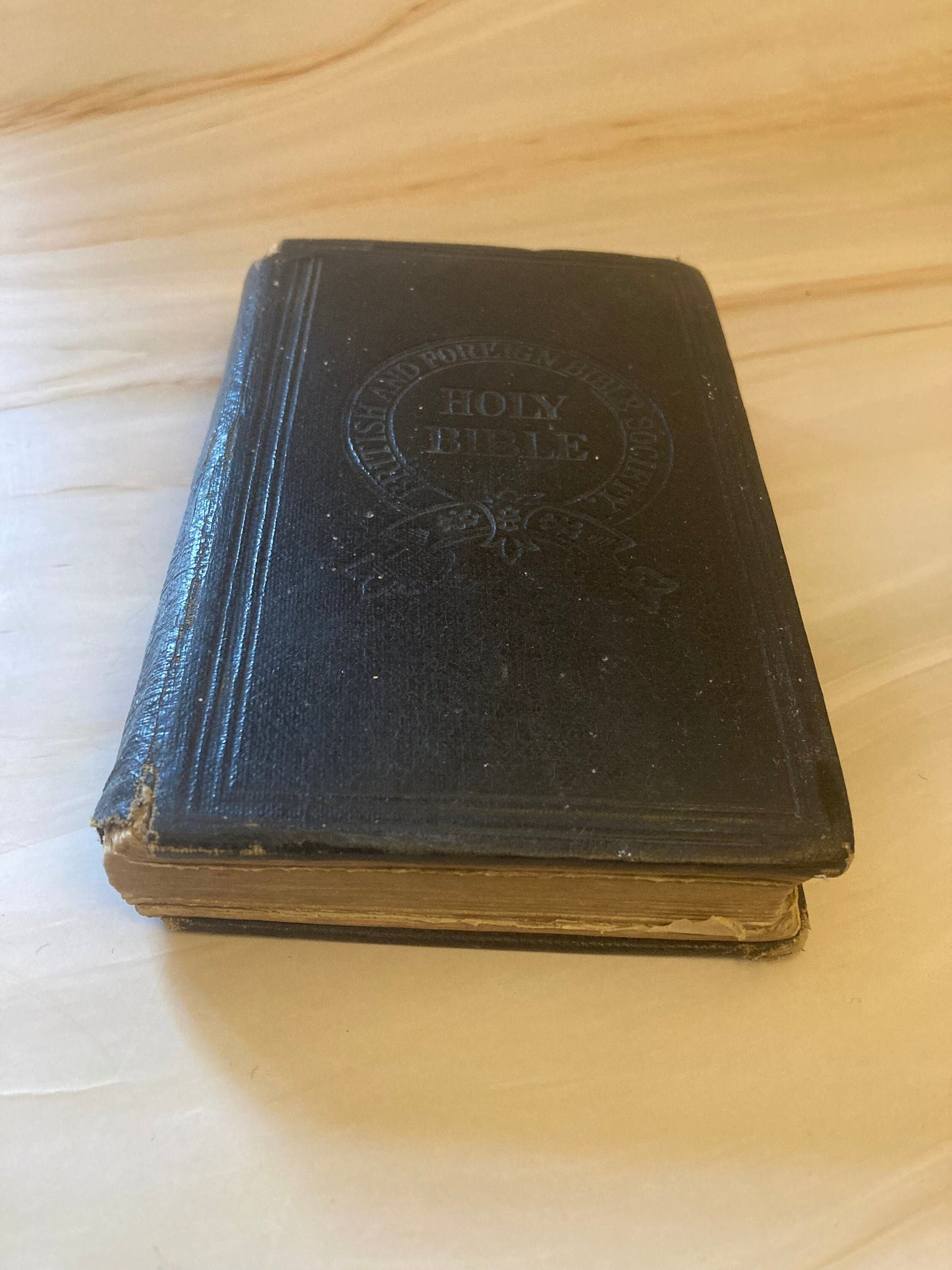 Holy bible 1891 - British and Foreign Bible Society - (Ref X100)