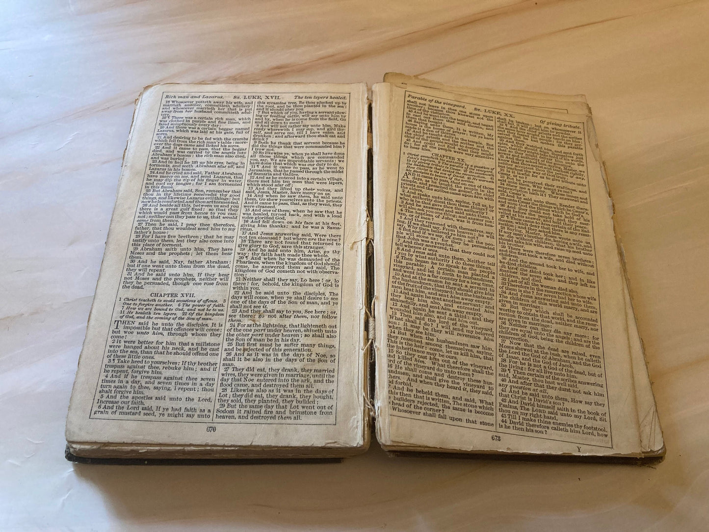 Holy bible 1891 - British and Foreign Bible Society - (Ref X100)