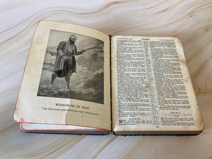 Rare Illustrated Holy Bible 1912 - The Palestine Pictorial Bible - (Ref X113)