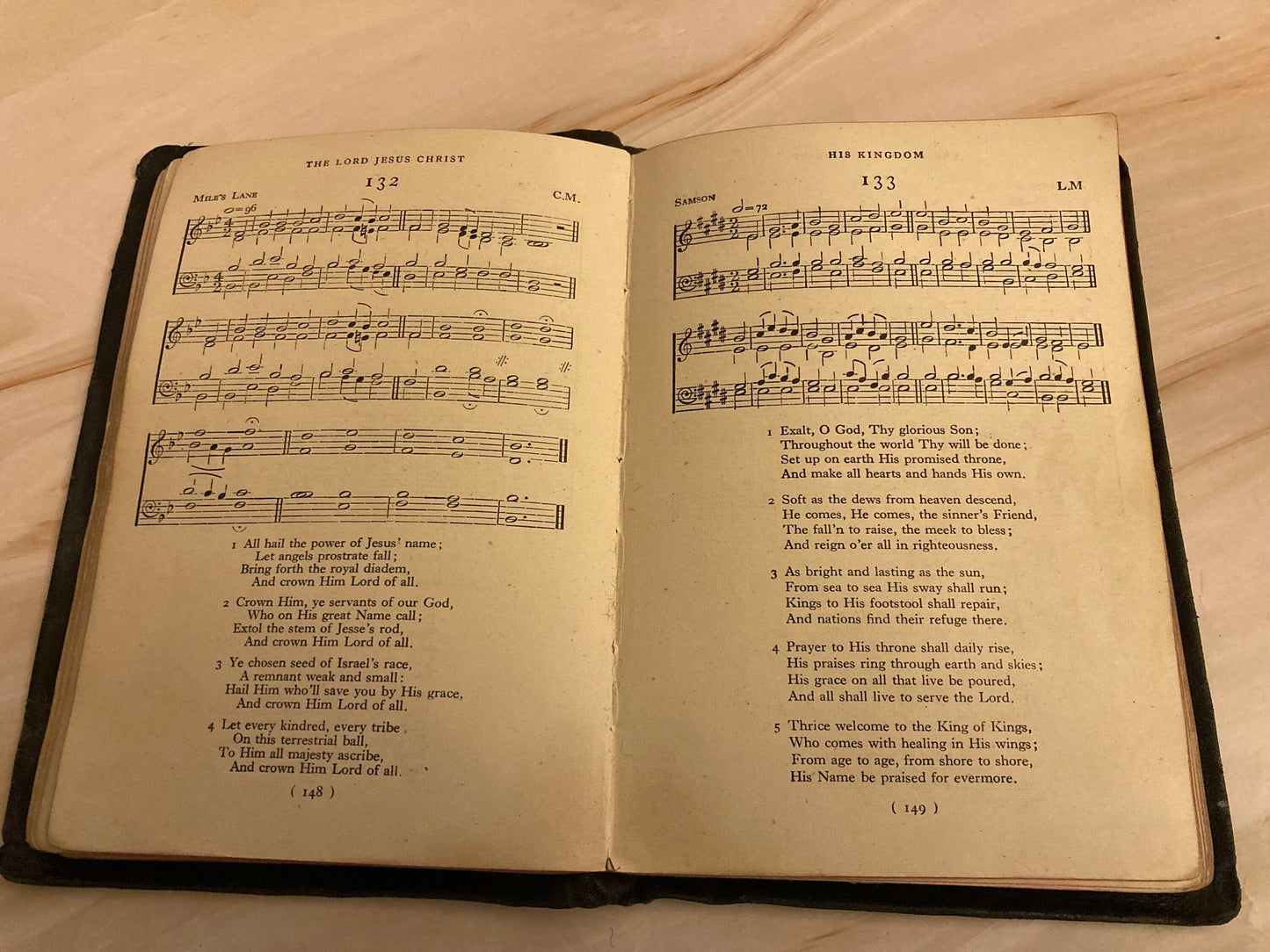 1942 Christadelphian hymn book - Christian hymns - (ref x170)