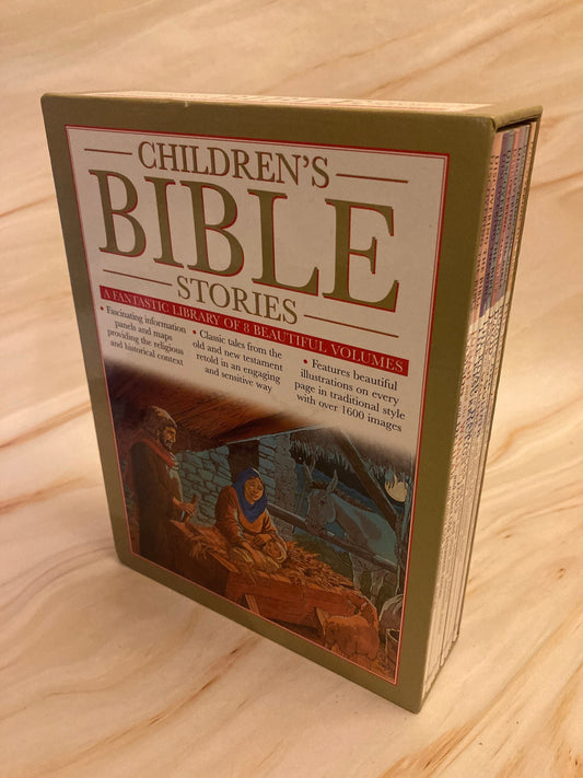 Children’s bible stories - 8 book collection - (ref x159)