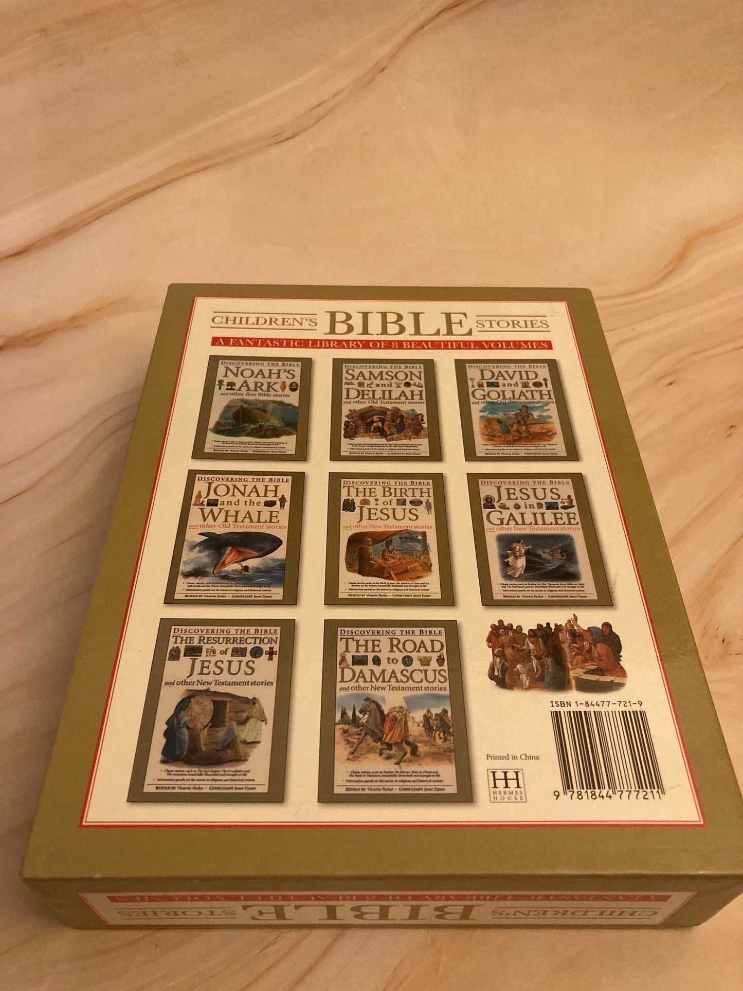 Children’s bible stories - 8 book collection - (ref x159)