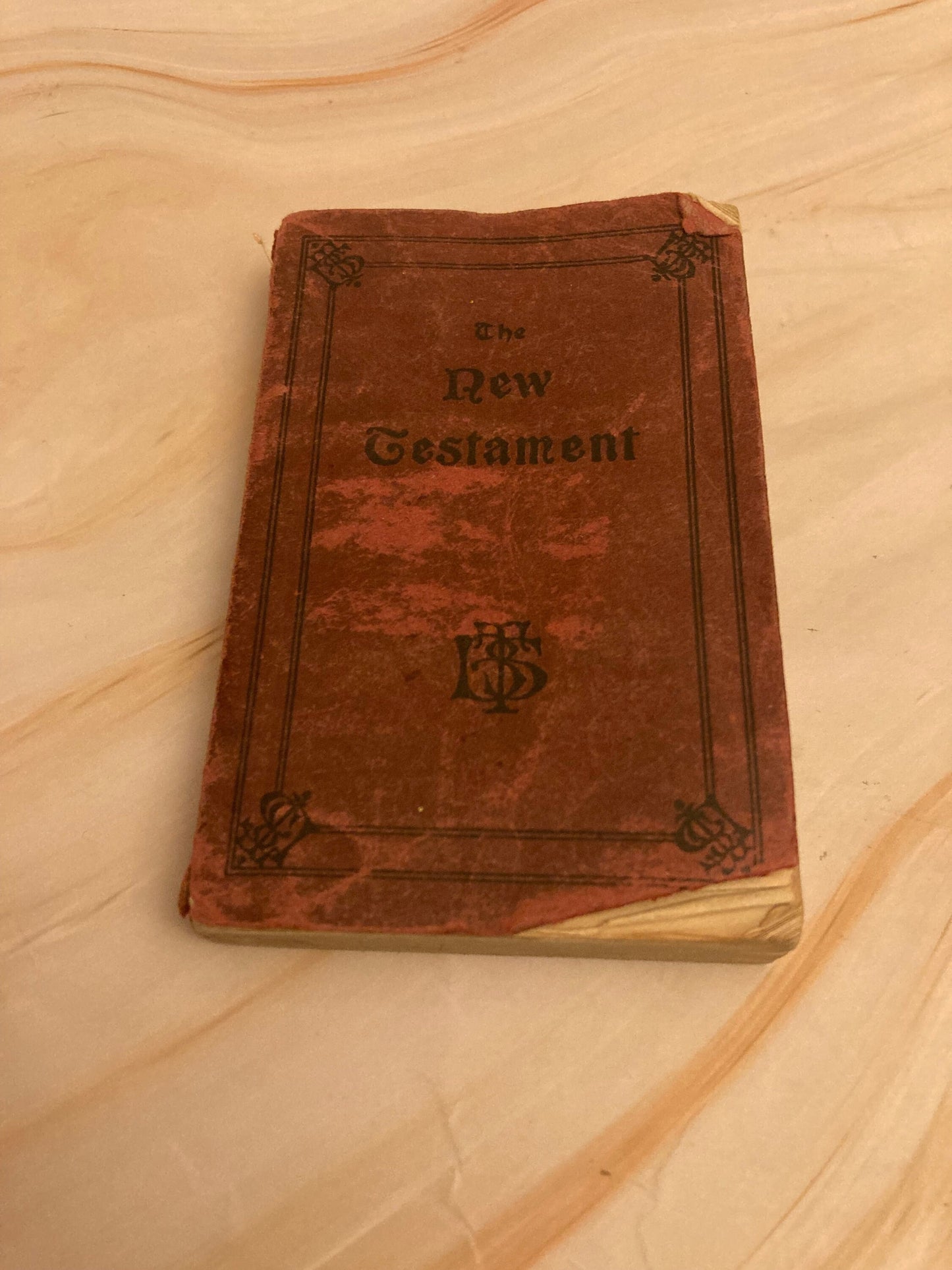 Mini new testament bible 1831 vintage paperback bible - (ref x155)