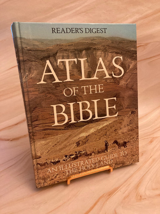 Atlas of the bible hardback 1983 - reader’s digest bible 1983 - (ref x152)