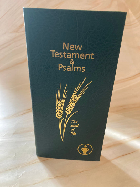 Rare NIV Gideon Bible 1984 - New Testament and Psalms Green Gideon Bible - (Ref X139)