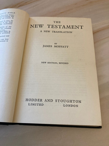 The Moffatt Bible 1936 - (Ref X135)