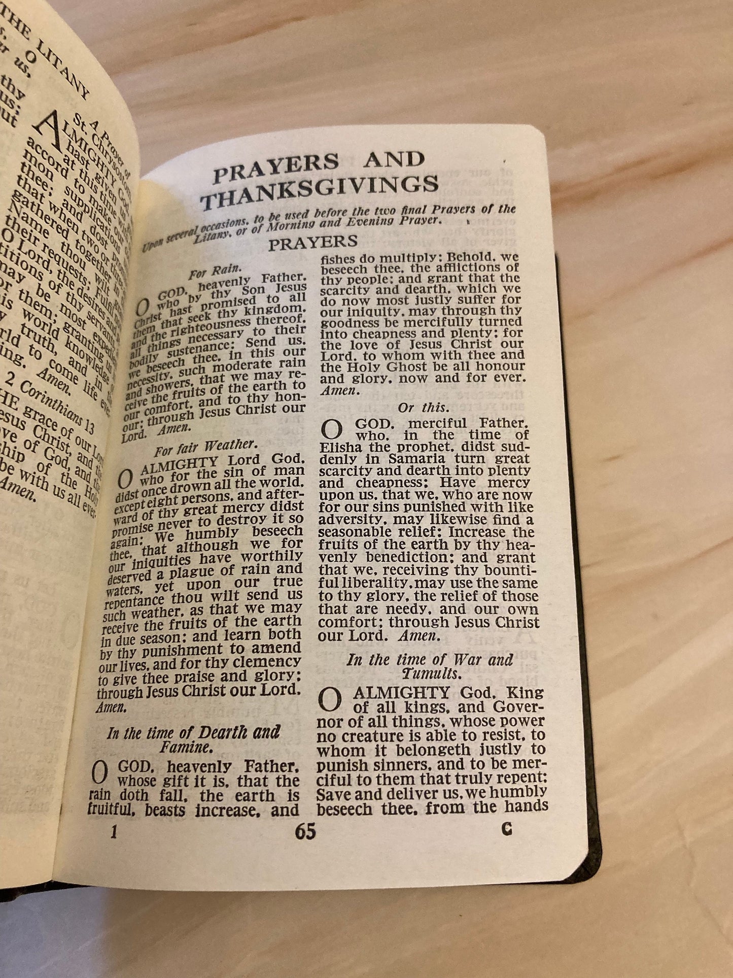 Common prayer hymns pocket size book - collins - (ref x65)